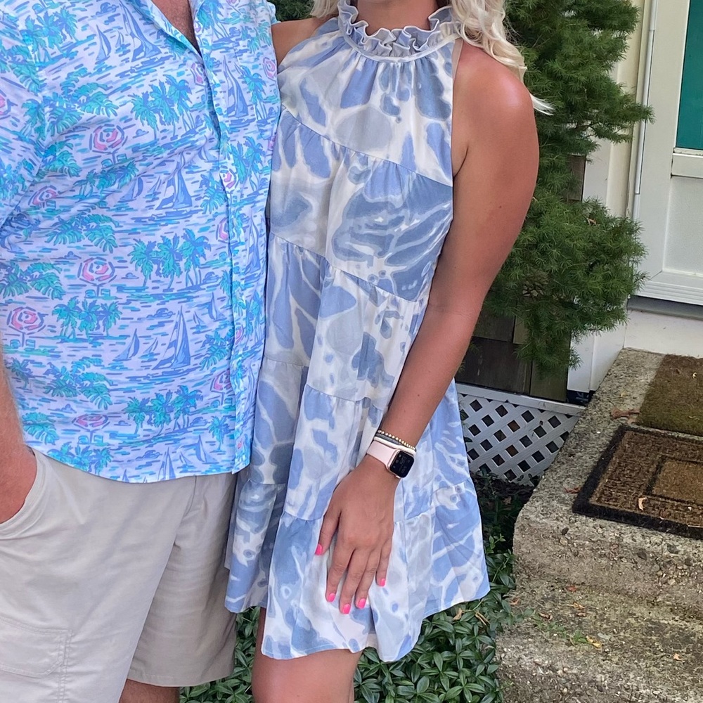 Amazing Red Dress Boutique Dress Size L - Picture 7 of 8